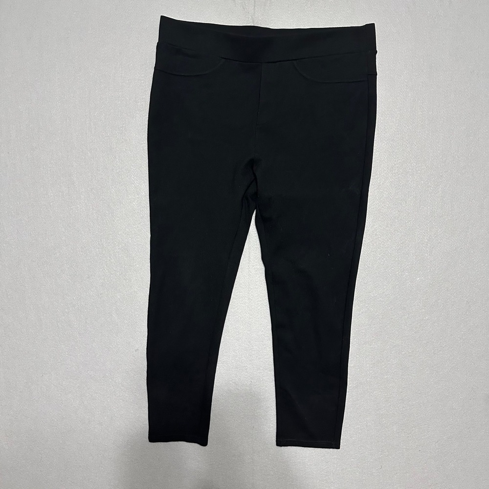 Maze‎ Collection Black Pull On Leggings High Waisted Plus Size 3X Pants